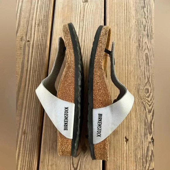 Birkenstock Gizeh Silver Sz 38 W 7 - Picture 5 of 11